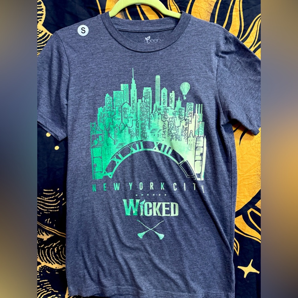 Wicked Green For Good Grey T-Shirt Size S - Picture 6 of 8